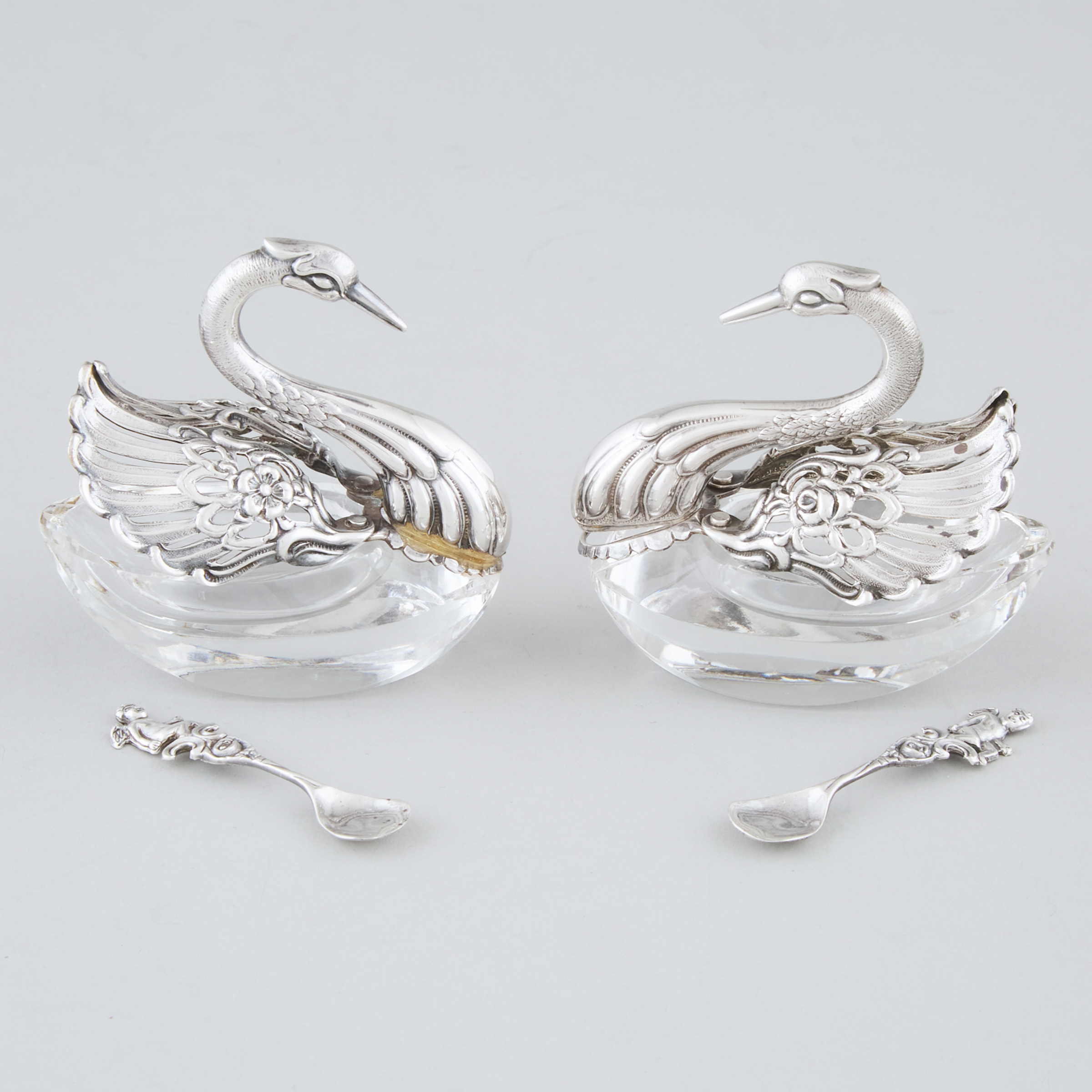 Pair of Continental Silver and
