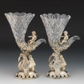 PAIR OF CONTINENTAL SILVER AND