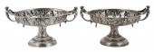 PAIR OF CONTINENTAL SILVER FIG