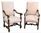 PAIR OF CONTINENTAL STYLE LEAT