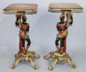 PAIR OF CONTINENTAL STYLE MARB