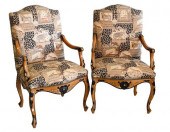 PAIR OF CONTINENTAL STYLE OPEN