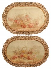 PAIR OF CONTINENTAL TAPESTRY P