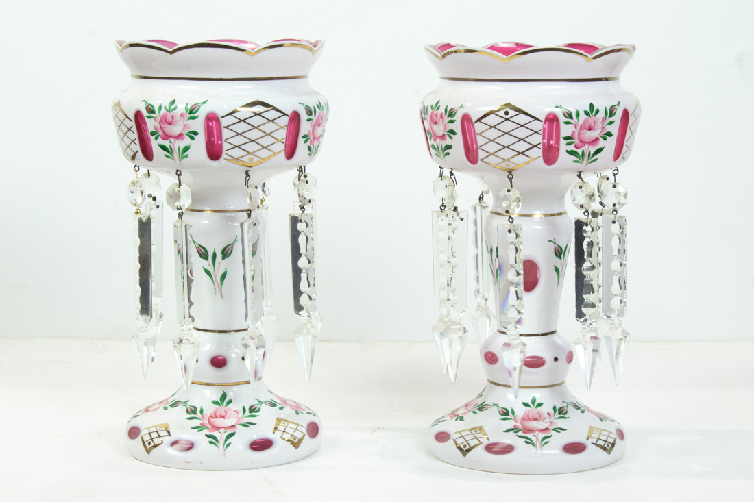 PAIR OF CONTINENTAL WHITE CASED CUT