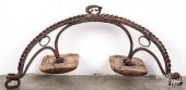 PAIR OF CONTINENTAL WROUGHT IR