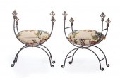 PAIR OF CONTINENTAL WROUGHT IR