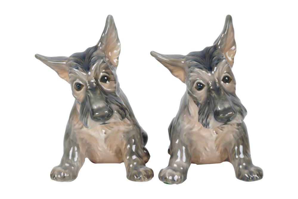 PAIR OF COPENHAGEN PORCELAIN