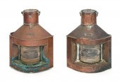 PAIR OF COPPER PORT AND STARBO