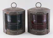 PAIR OF COPPER PORT AND STARBO