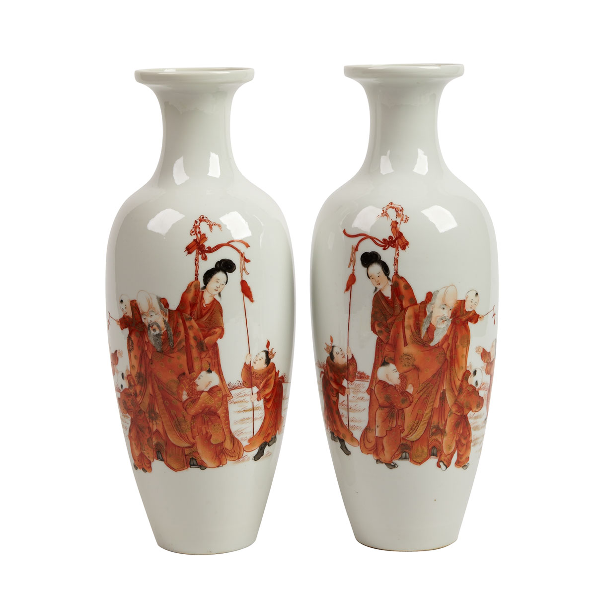 Pair of Copper Red