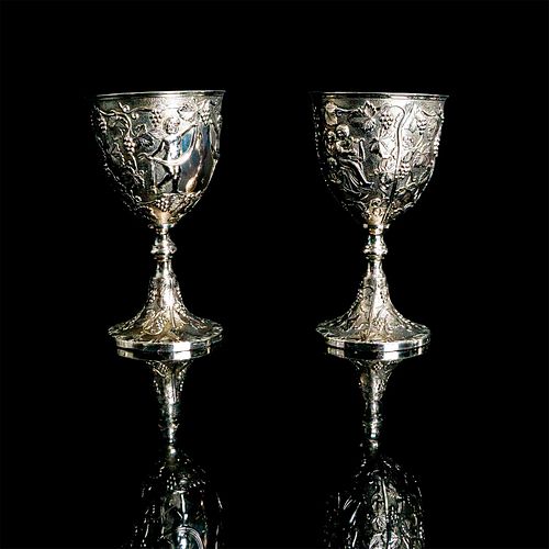PAIR OF CORBELL AND CO. SILVER