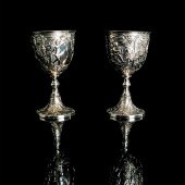 PAIR OF CORBELL AND CO. SILVER