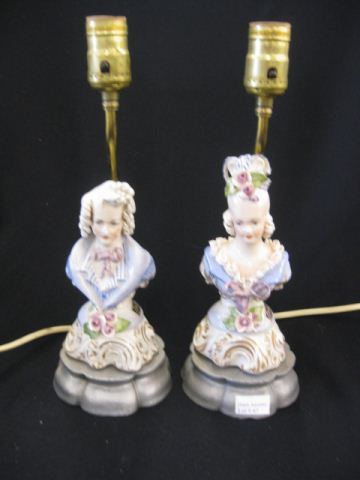 Pair of Cordey Figural Pottery