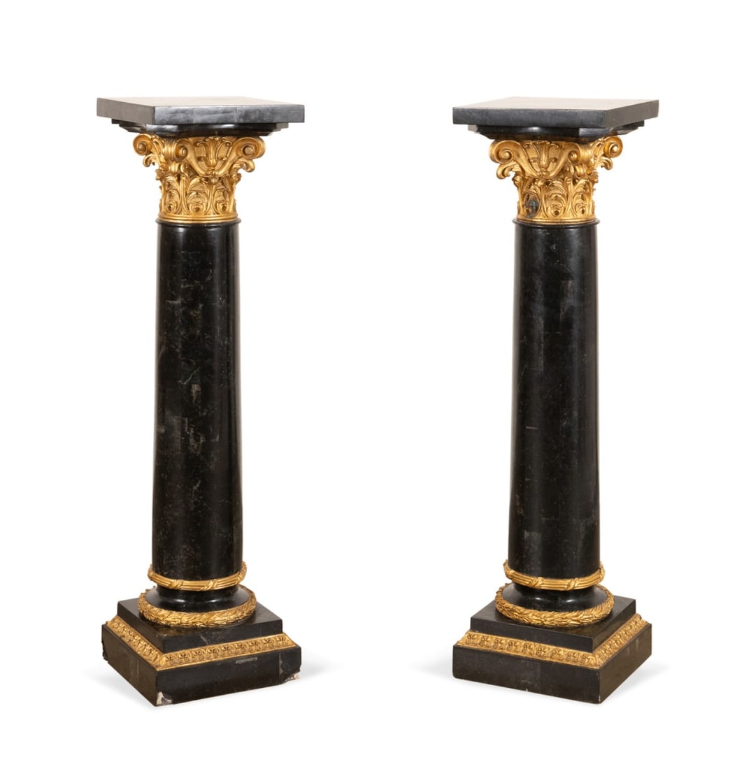 PAIR OF CORINTHIAN COLUMN FORM