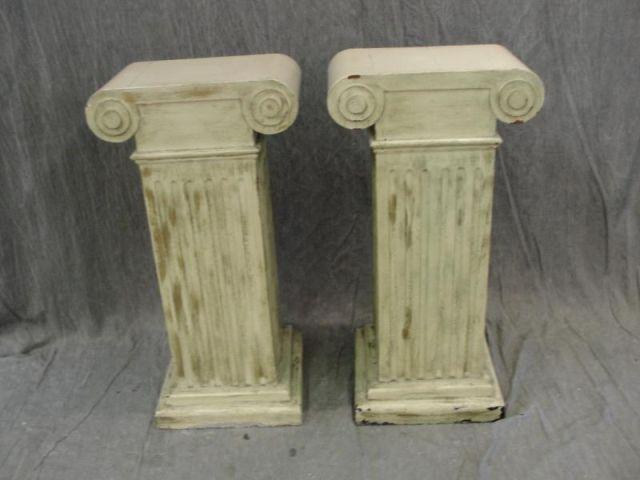 Pair of Corinthian Style Columns.