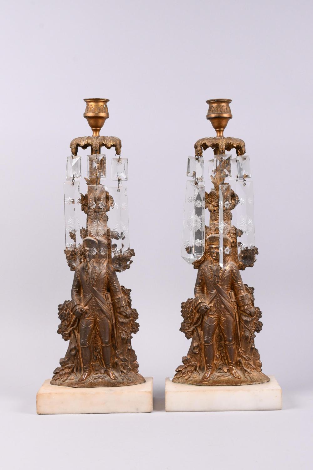 PAIR OF CORNELIUS & CO. PARCEL-GILT