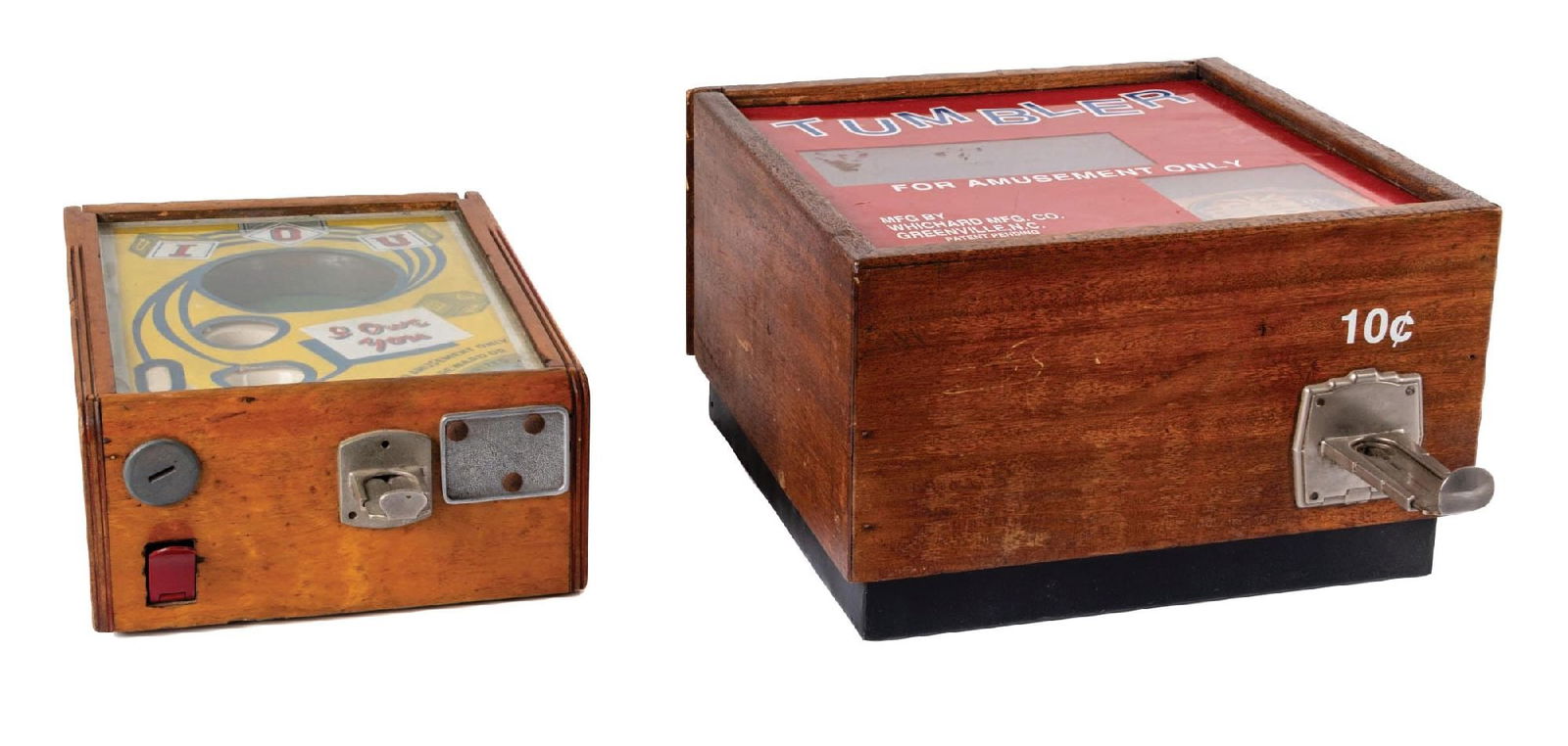 PAIR OF COUNTER TOP DICE SPINNER