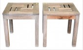 PAIR OF COUNTRY CASUAL TEAK OU