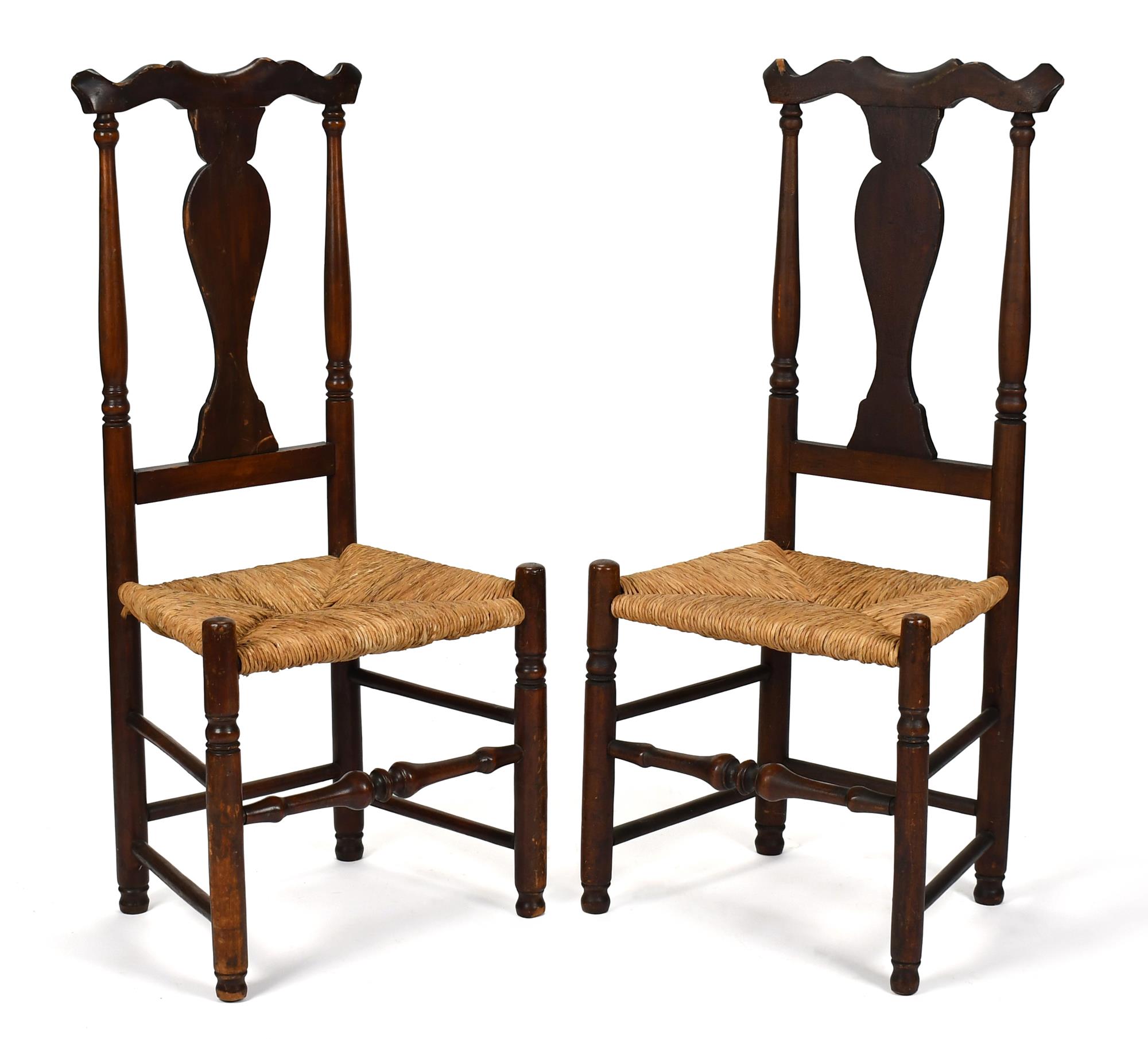 PAIR OF COUNTRY QUEEN ANNE