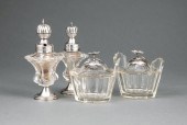 PAIR OF COVERED BUTTER DISHES