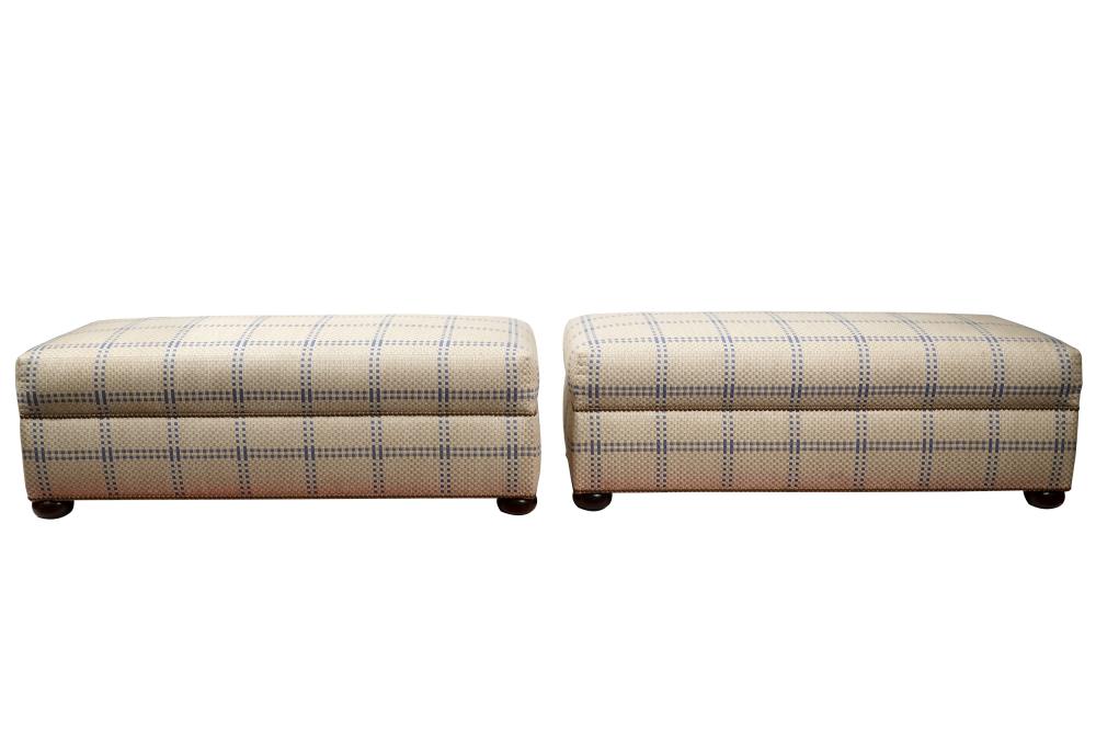 PAIR OF COWTAN AND TOUT UPHOLSTERED