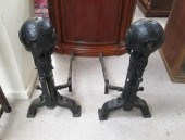 PAIR OF CRAFTSMAN ERA FORGED I