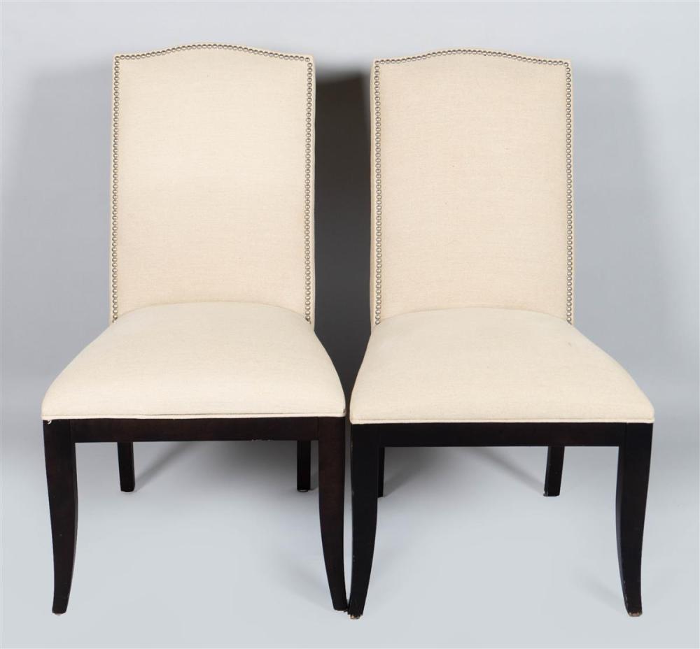 PAIR OF CRATE AND BARREL BLACK