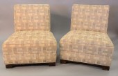 PAIR OF CRATE AND BARREL ARMLE