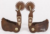 PAIR OF CROCKETT SILVER OVERLA