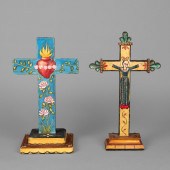 PAIR OF CROSSES: SANTA LIBRADA