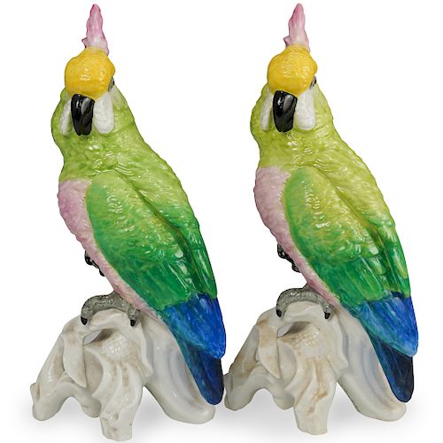PAIR OF CROWN STAFFORDSHIRE