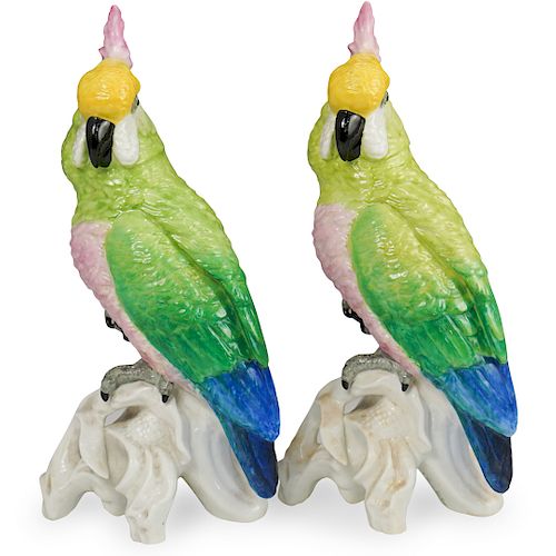 PAIR OF CROWN STAFFORDSHIRE