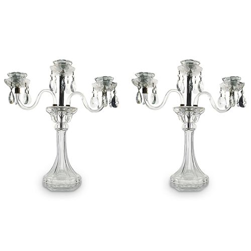 PAIR OF CRYSTAL