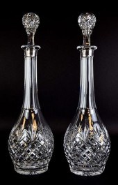 PAIR OF CRYSTAL DECANTERSPair