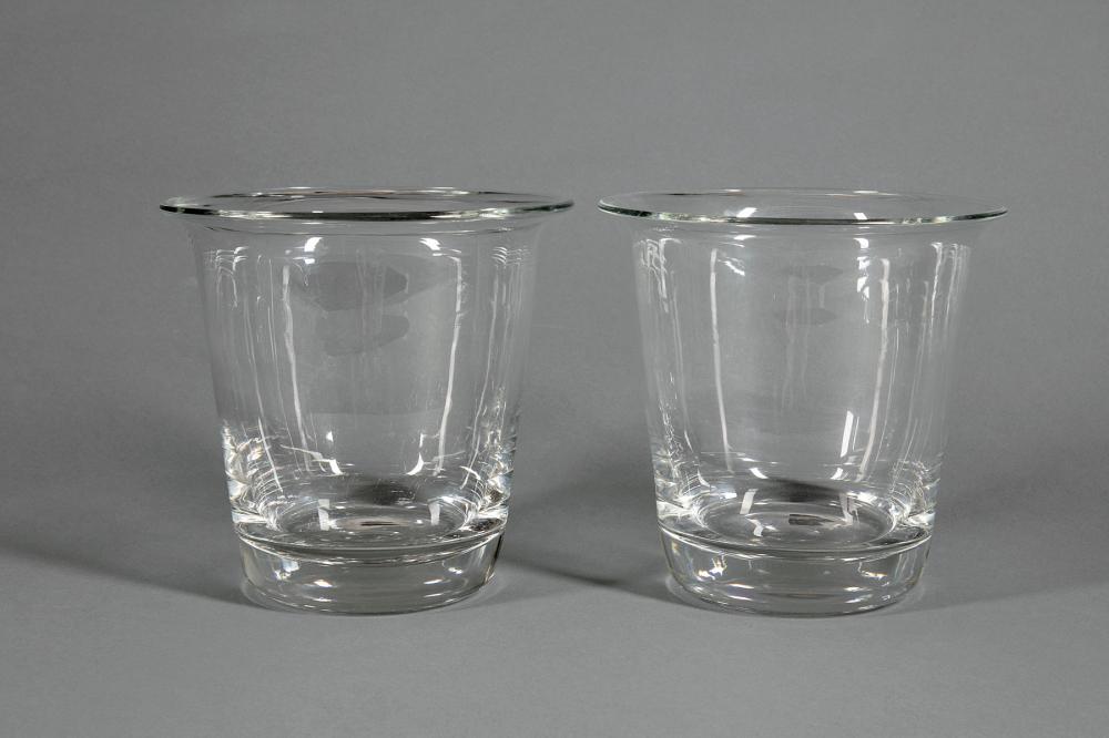 PAIR OF CRYSTAL ICE BUCKETSPair