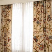 PAIR OF CURTAIN PANELSA good p