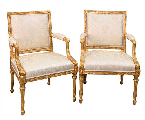 PAIR OF CUSTOM FRENCH LOUIS XVI