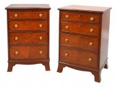 PAIR OF CUSTOM MAHOGANY DIMINU