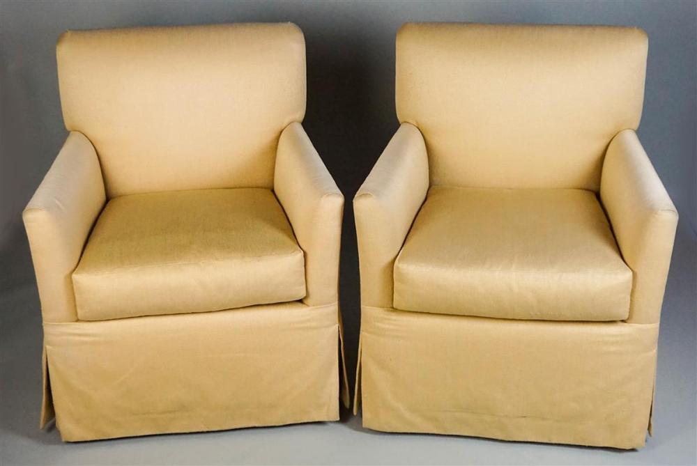 PAIR OF CUSTOM R. JONES LINEN