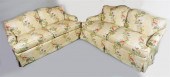 PAIR OF CUSTOM SCALAMANDRE SIL