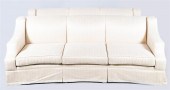 PAIR OF CUSTOM UPHOLSTERED SOF