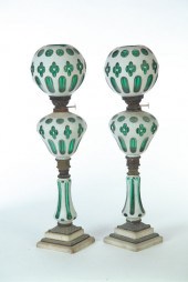 PAIR OF CUT OVERLAY QUATREFOIL