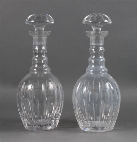Pair of Czecho-Bohemian molded