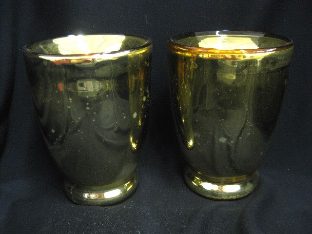 Pair of Czechoslovakian Art Glass