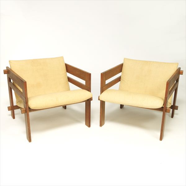PAIR OF DANISH MODERN SLING