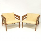 PAIR OF DANISH MODERN SLING CH