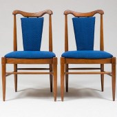 PAIR OF DANISH MODERN TEAK UPH