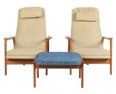 PAIR OF DANISH MODERN TEAK REC