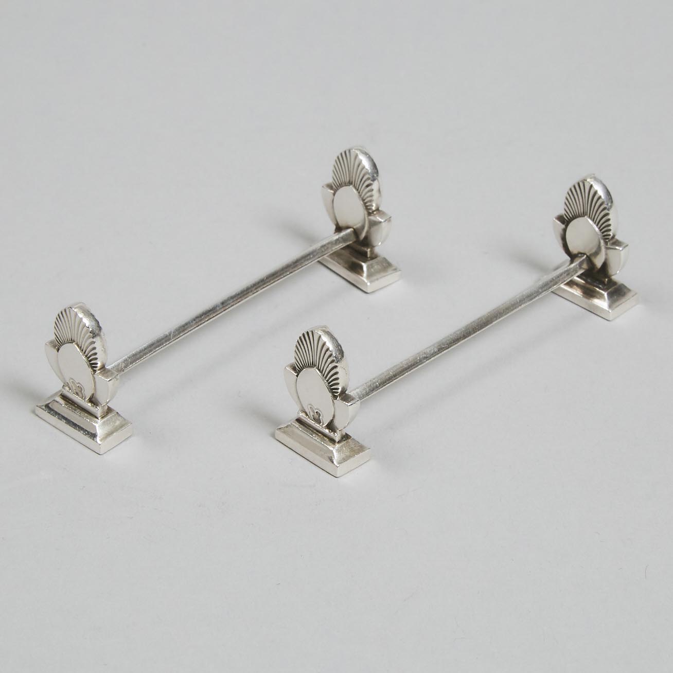 Pair of Danish Silver ‘Cactus’