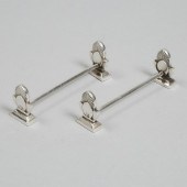 Pair of Danish Silver ‘Cactus’